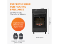 WarmGlow Living Flame Gas Heater | Portable Indoor Gas Heater